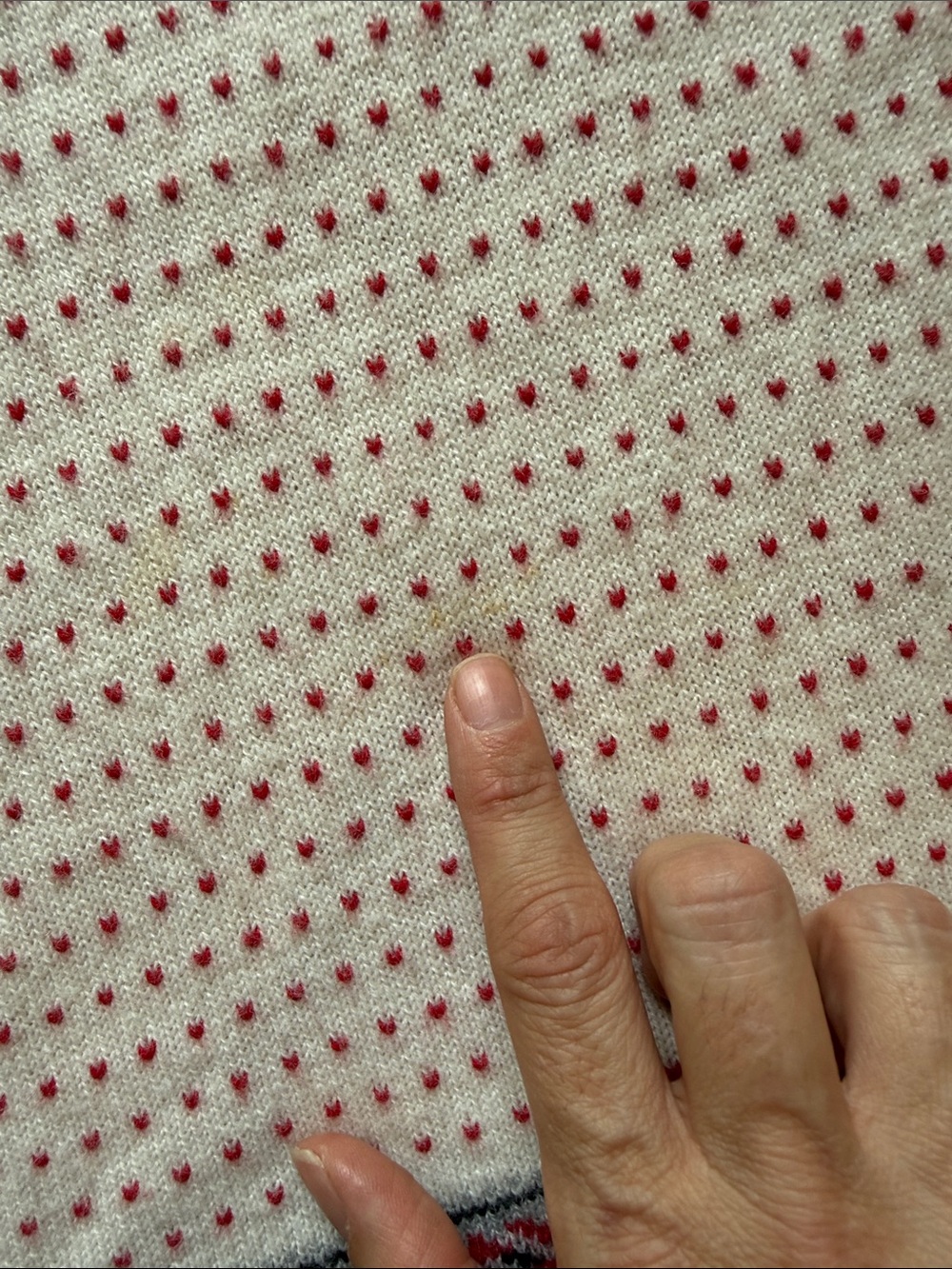Talbots Cream and Pink Fair Isle Crewneck Sweater - Picture 14 of 14